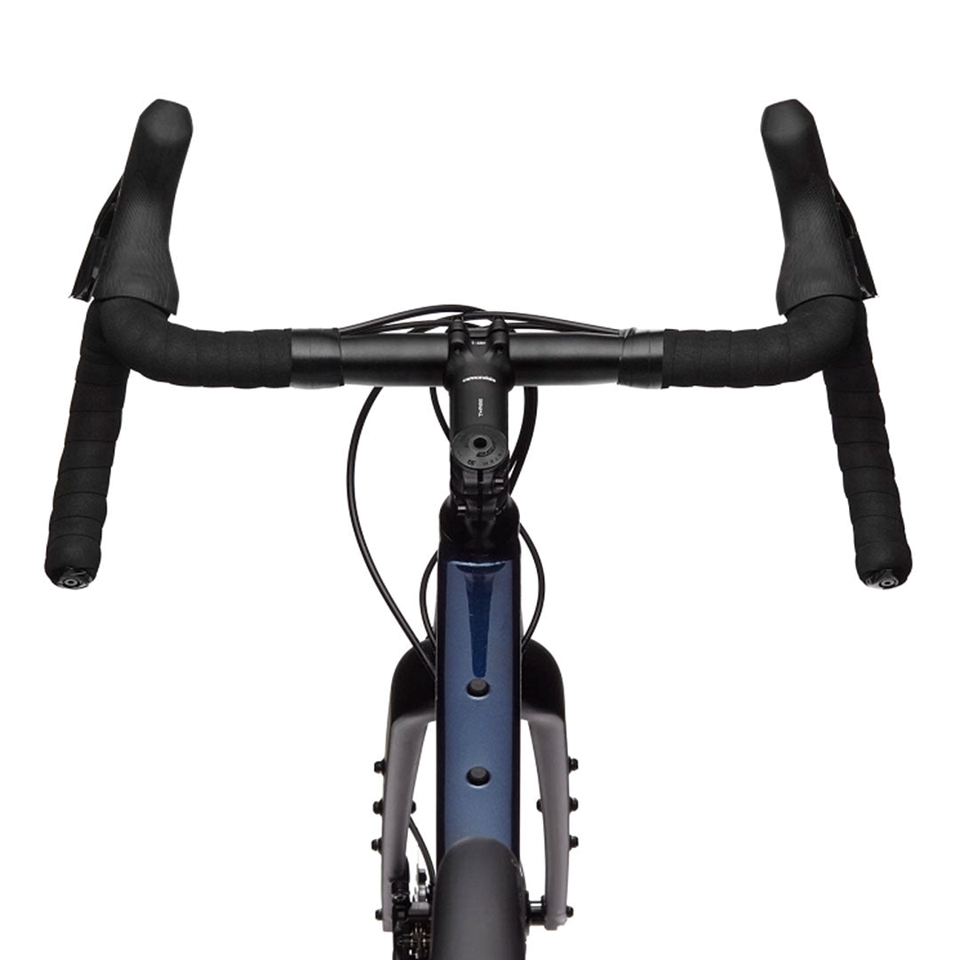 A product shot of the Cannondale Topstone 2's headset and handlebar.