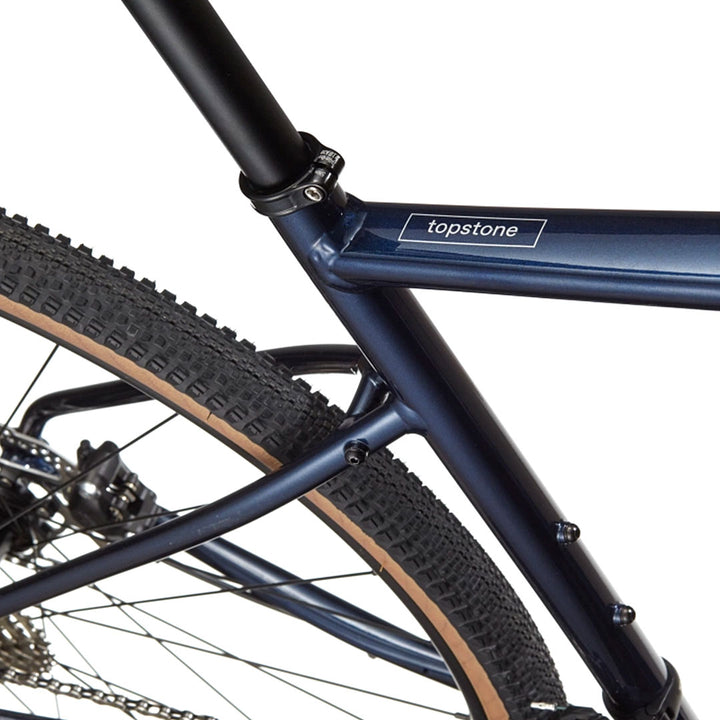 A close up shot of the Cannondale Topstone 2's frame with the seat post.