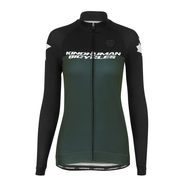 KindHuman Bicycles Long Sleeve Jersey - Women's Relaxed Cut - Grey