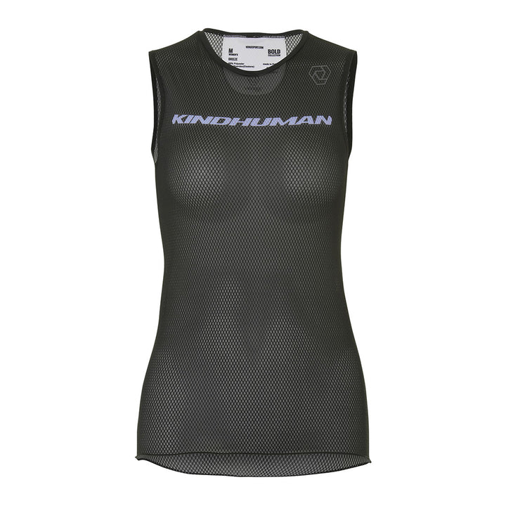 KindHuman Breeze Indoor Training Top / Base Layer - Women's Head Badge Black