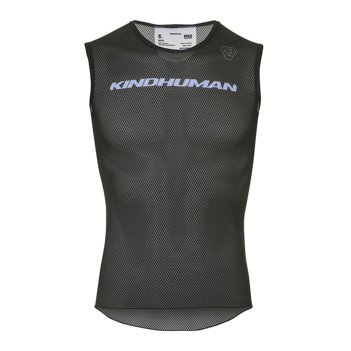 KindHuman Breeze Indoor Training Top / Base Layer - Men's Head Badge Black