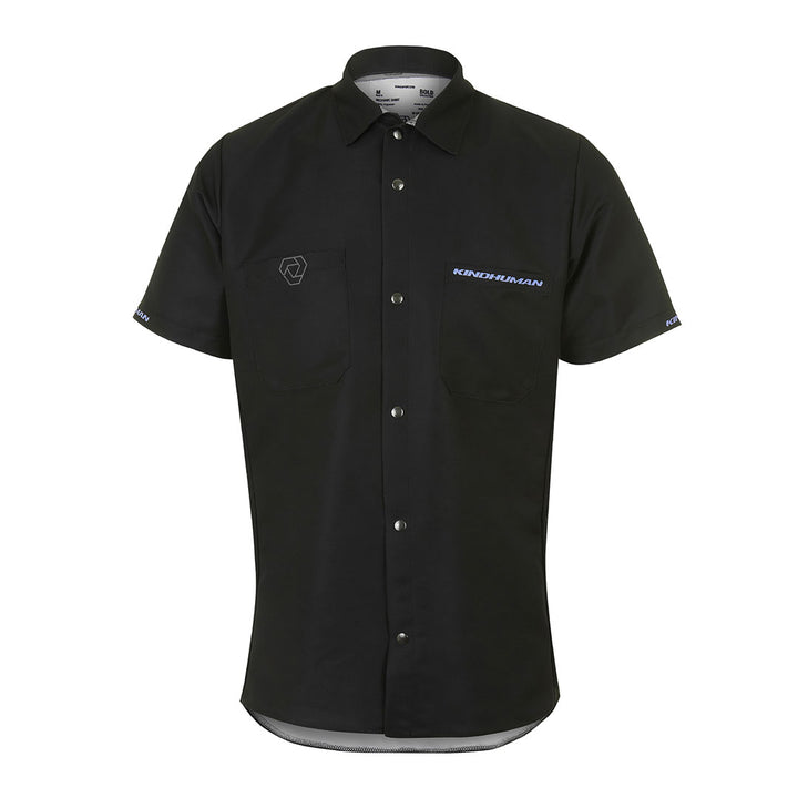 KindHuman Mechanic Shirt Head Badge Black