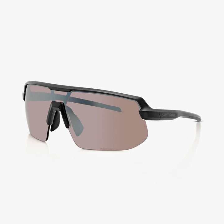 A pair of Shimano Twinspark 2 Eyewear glasses for cycling.