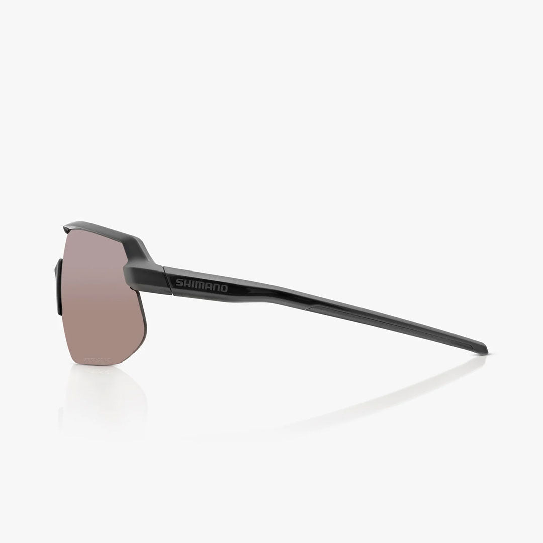 A pair of Shimano Twinspark 2 Eyewear glasses for cycling.