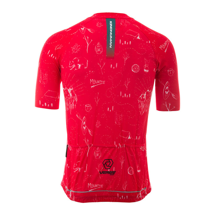 Strike 2.0 Short Sleeve Jersey - Men's Relaxed - Adventure - Red